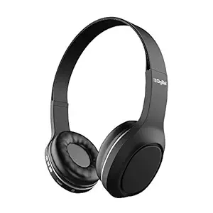 DIGITEK (DBH 006) Over-Ear Bluetooth 5.0 Headphone | with Extra Bass | Upto 10 Hrs. Playtime | Dual Pairing | in-Built Mic | and Noise Cancellation (Black)