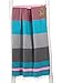 Produktbild ZusenZomer Hamamtuch Gross Casablanca 100x190 Schwarz Blau Rosa - Fouta Hamam-Tuch Strandlaken XL - 100% Weiche Baumwolle - Fair Trade Hamamtücher