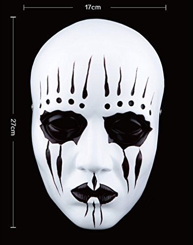 SLIPKNOT JOEY Maske hochwertige QUALITÄT – handbemalt aus Kunst-Harz 500g schwer – Kostüm Karneval Fasching Halloween Cosplay thematys® - 3