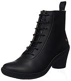 Revestimiento: Cuero Art 1444 Grass ALFAMA, Botines para Mujer, Negro Black, 37 EU