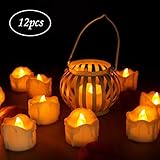 Umwelt-freundliche und Sicherheit Kerzen : Diese flameless kerzen aus PP sicher material. Kein feuer oder heißes wachs, keine sorgen um den brandschutz oder brennenden risiken.