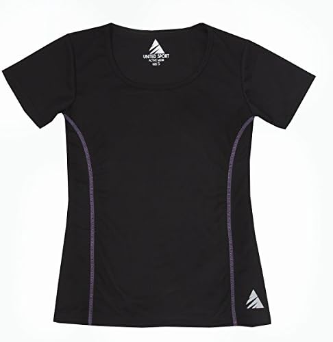 Women's Sports Top (Sizes S-2XL) High Performance Quick Dry Base Layer - Short Sleeve T-Shirt Great for Yoga Running Gym