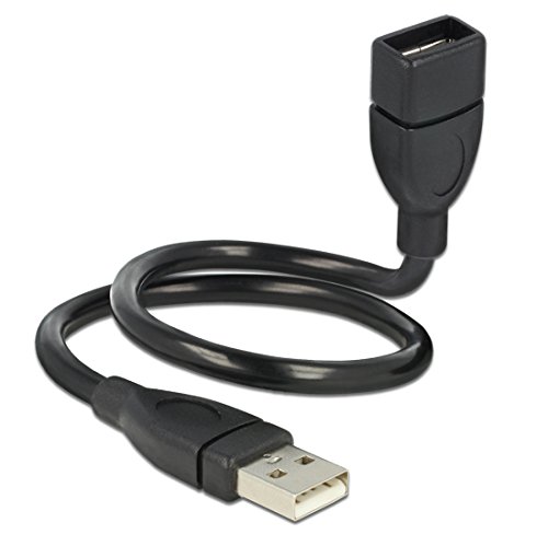 DELOCK Kabel USB 2.0-A Stecker > Buchse ShapeCable 35 cm