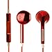 Produktbild iprotect® Premium Kopfhörer in Ear in metallic rot - Headset für alle Modelle wie z.B. Sony, Samsung, LG, Huawei, HTC, UVM. | Sport Kopfhörer | Ohrhörer