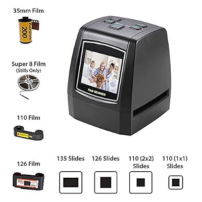 ArmaGedon Scanner de Diapositives de Film Haute résolution de 14 mégapixels, convertit des Films 35 mm, 126/12 mm, négatifs Super 8 et des Diapositives au Format JPEG