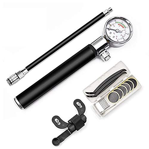 Preisvergleich Produktbild Mini-Fahrradpumpe Hochdruckpumpensatz für tragbare Fahrräder mit Pannenreparaturwerkzeugen Schnelle Reifenbefüllung Kompaktes Leichtgewicht für alle Fahrradreifenreparaturen