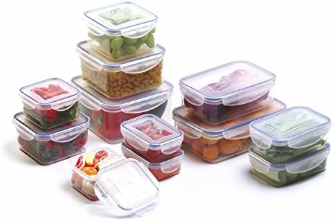 Bellaware Airtight Food Storage Containers, Plastic Containers Set of 12