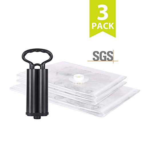 ISENPENK Reutilizables Bolsas de Almacenamiento al Vacío con Caja (3 Piezas)