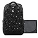 Damero Travel Nappy Changing Backpack with Changing Pad (Black with Dots)
