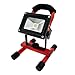Produktbild SAILUN 10W Kaltweiß Rot LED Fluter Mit Akku Baustrahler Fluter Handlampen Flutlicht Arbeitsleuchte Tragbar wiederaufladbare IP65 (10W Kaltweiß )