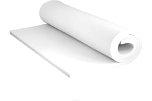 ‎FORTIS POLSTER Schaumstoffplatte RG20/30 Topper Polster Auflage Schaumstoff (3cm, 60 x 200cm)