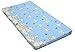Produktbild Best For Kids Kinderbettmatratze, Babymatratze 60x120 cm Kinder Rollmatratze 5 cm aus 100% Baumwolle (blau)