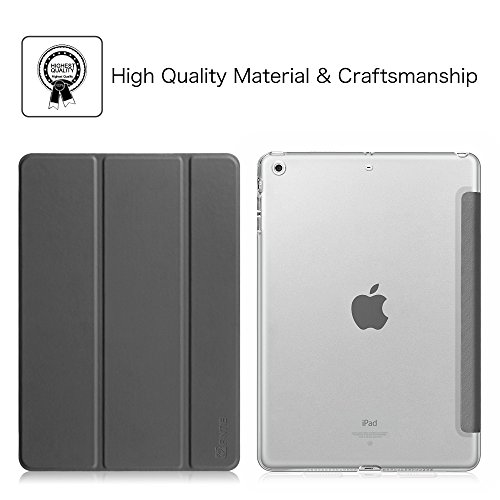 Fintie iPad Air Hülle Case – Ultra Slim Superleicht Schutzhülle mit Lichtdurchlässig Rückseite Abdeckung Smart Cover Tasche mit Auto Schlaf / Wach und Standfunktion für Apple iPad Air, Himmelgrau - 2