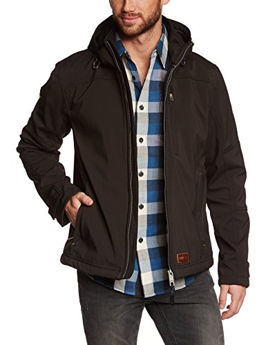 Camel Active Herren Blouson Jacke 430490/9-45, Gr. X-Large (Herstellergre: 54), Schwarz (BLACK 9)