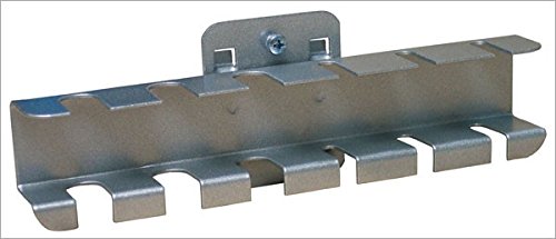 ADB Schraubendreherhalter für 6 · 12 Schraubendreher RAL 9005 · 9006, Farbe (RAL):Weißaluminium (RAL 9006);Ausführung:f. 12 Schraubendreher