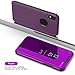 Produktbild QINPIN Smart Clear View Spiegel Flip Leder Ständer Halter Hülle für iPhone XS max/XS/XR
