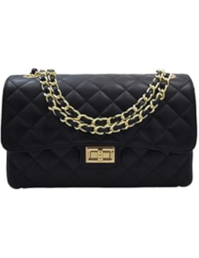 Leder Umhängetasche grün