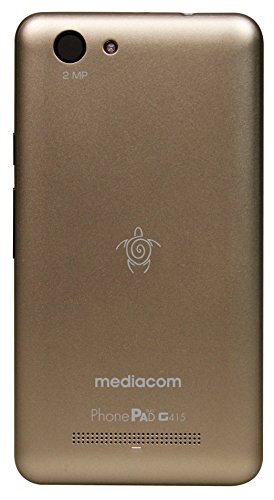 Mediacom M-PPAG415 PhonePad, Dual SIM, 4 GB, Oro