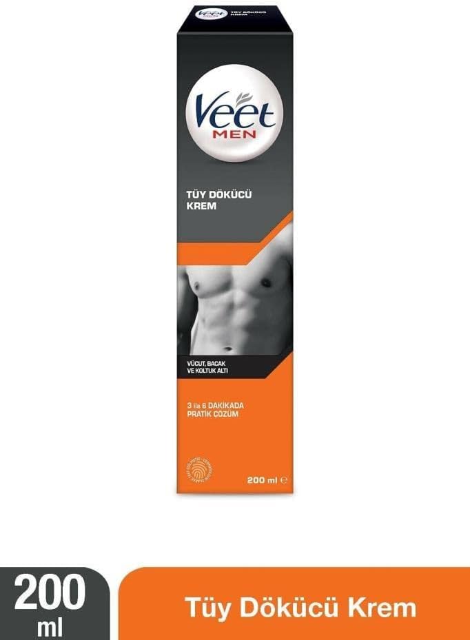 Veet Men Tüy Dökücü Krem Erkeklere Özel Normal Ciltler 200 ML