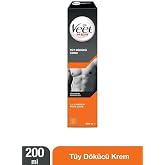 Veet Men T&uuml;y D&ouml;k&uuml;c&uuml; Krem Erkeklere &Ouml;zel Normal Ciltler 200 ml