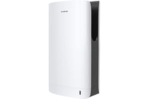 AIKE Swan Asciugamani Elettrici Slim con Filtro HEPA, Design Curvo Elegante ed Estetica Minimalista per Bagni Moderni, 220V Modello AK2065 Piano Key