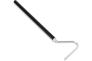 PAIKIUU Extensible Snake Hook 7.7-26" Stainless Steel Grab Hook Retractable Snake Catching Rod Stick Pole Tool for Up To 2 Pounds Small Snake Catching Controlling Moving