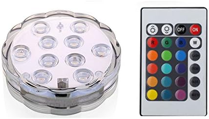 Underwater Diving Lights, Wall Lights, Night Light, Led Infrared Remote Control, Dive Type Light, Multi-color Change Waterproof, With Remote Control, Suitable Pond Lighting Garden, Aquarium, Bar AC3.6V