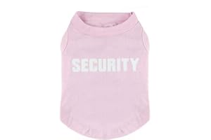 IZEFIA Maglietta per Cani Magliette per Cucciolo Vestiti Estivi Canottiera per Cani Canotta Felpa per Cani di Piccola Taglia Cane Medio Gatto (L, Rosa)