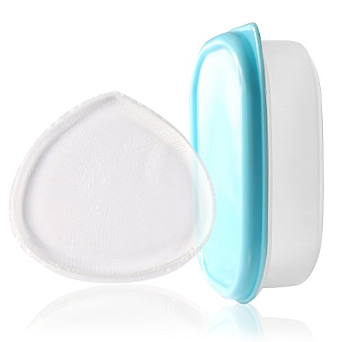 MAANGE Silicone Puff Sponge Beauty Blender Applicator for Makeup and Tanning Lotion