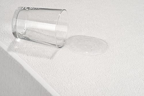 AmazonBasics Matratzenschoner, wasserdicht, Frottierstoff 90 x 200 cm weiß - 2