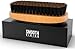 Beard Brush for Men - Best Facial Hair Comb for Mustache Conditioning Styling & Maintenance - With Boar Bristles for Easy Upkeep & Grooming - Distributes Products & Natural Waxes - Smooth Viking