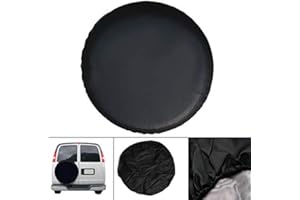 Domeilleur 14-17 Inch Universal Spare Tire Cover PVC Auto Tyre Covers for Car Wheel Accessories