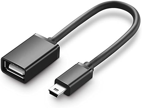 Data cable miniusbotg data cable car MP3U disk adapter car stereo T-type mouth adapter, round straight head