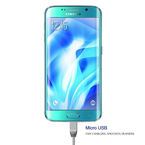 Metall Micro USB Ladekabel[1m / 3.3ft]-Lebenslange Garantie-TUOYA USB3.0 Kabel A-Stecker auf Micro-B-Stecker High Speed Sync und Schnellladekabel Adapter für Samsung, HTC, Nexus, LG, Motorola, Sony, Android Smartphones und Weitere (1 Packung) - 4