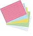 Price comparison product image Herlitz Index Cards Set of 1000 A8 Lined 10 x 100 assorted colours