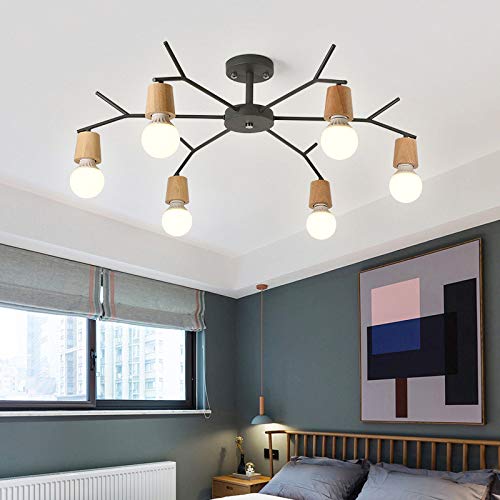 Preisvergleich Produktbild Einzelschlafzimmer Restaurant LED Leuchte 6 grau ohne Lichtquelle