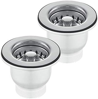 WORKTOP EXPRESS Rangemaster Sink collection - Available in a variety of Styles, Sizes and Finishes (Chrome Waste Kit - For Double Bowl Belfast Sink)