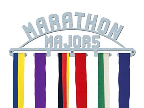 Medal Hanger Display | MARATHON MAJORS | Metal | Wall Mounted Running Medal Holder