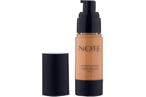NOTE COSMETICS NOTE COSMÉTIQUE - Mattifying Extreme Wear Foundation | Fond de Teint Effet Mat et Tenue Longue Durée | Teint Uniforme et sans Brillance | SPF 15 | Peaux Grasses et Mixtes (123 Golden Caramel)