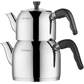 Emsan Amelia Midi Teapot Set Black 1.00-2.00 Liter