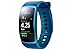 Price comparison product image Samsung Gear Fit Smart Wrist Watch with Heart Rate Monitor and notifications II - Blue (L)