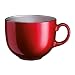 Produktbild 6 x Becher Schüssel Frühstück 50 cl Glas bunt rot mit Griff für Bar Cappuccino Latte Luminarc Jumbo 50 Flashy Breakfast