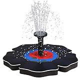La fontaine solaire pour le bain d'oiseaux a plus de 10 000 heures de durée de vie. La pompe de fontaine à eau solaire comprend un moteur sans balai intégré qui offre une durée de vie plus longue et une consommation d'énergie réduite