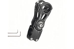 ENGWE MTB Vástago de Bicicleta de 31,8 mm Ajustable ± 80 Grados MTB, 90/110/130/145 mm, Elevador de Manillar para Bicicletas de montaña, Bicicletas de Carretera, MTB, BMX, Ciclismo