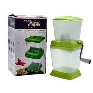 Urban Horizon Small Onion Chopper & Vegetable Chopper Quick Cutter with Rotating Blade
