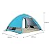 Price comparison product image flower205 Tent Pop up, Automatic Outdoor Beach Tent Sun Shelter Tent Portable UV Protection Cabana Baby Family Garden/Camping/Fishing/Beach Times (for 2 - 3 Persons) Sky Blue