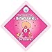 World's Cutest Baby Girl On Board, World's Cutest Baby Girl, Worlds Cutest Baby Girl, Car Sign, Baby On Board Sign, Baby on Board, Decal, Bumper Sticker, Baby Sign, Baby Car Sign, Novelty Car Sign