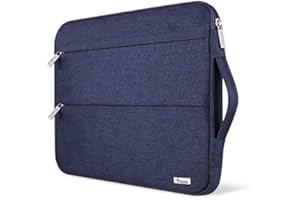 Voova Laptop Sleeve Case 14-15 Inch with Handle, Waterproof Slim Computer Cover Bag Compatible with MacBook Air M2/M3 15, MacBook Pro 15, 15” Surface Laptop 5/4, Hp chromebook 14, Blue