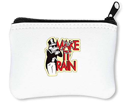 Preisvergleich Produktbild Monopoly Man Make It Rain Reißverschluss-Geldbörse Brieftasche Geldbörse