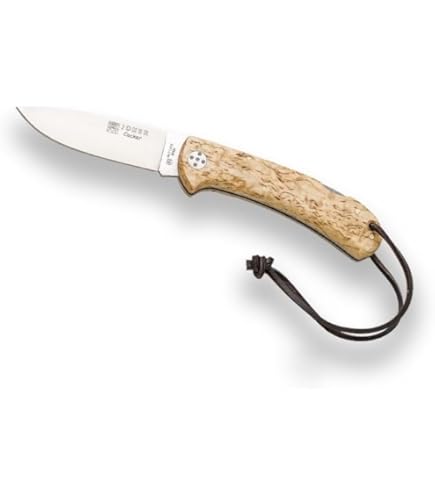 NAVAJA DE CAZA COCKER PARA DESOLLAR HOJA ACERO INOX MOVA 9 CM Y Cachas En Madera De Bocote638